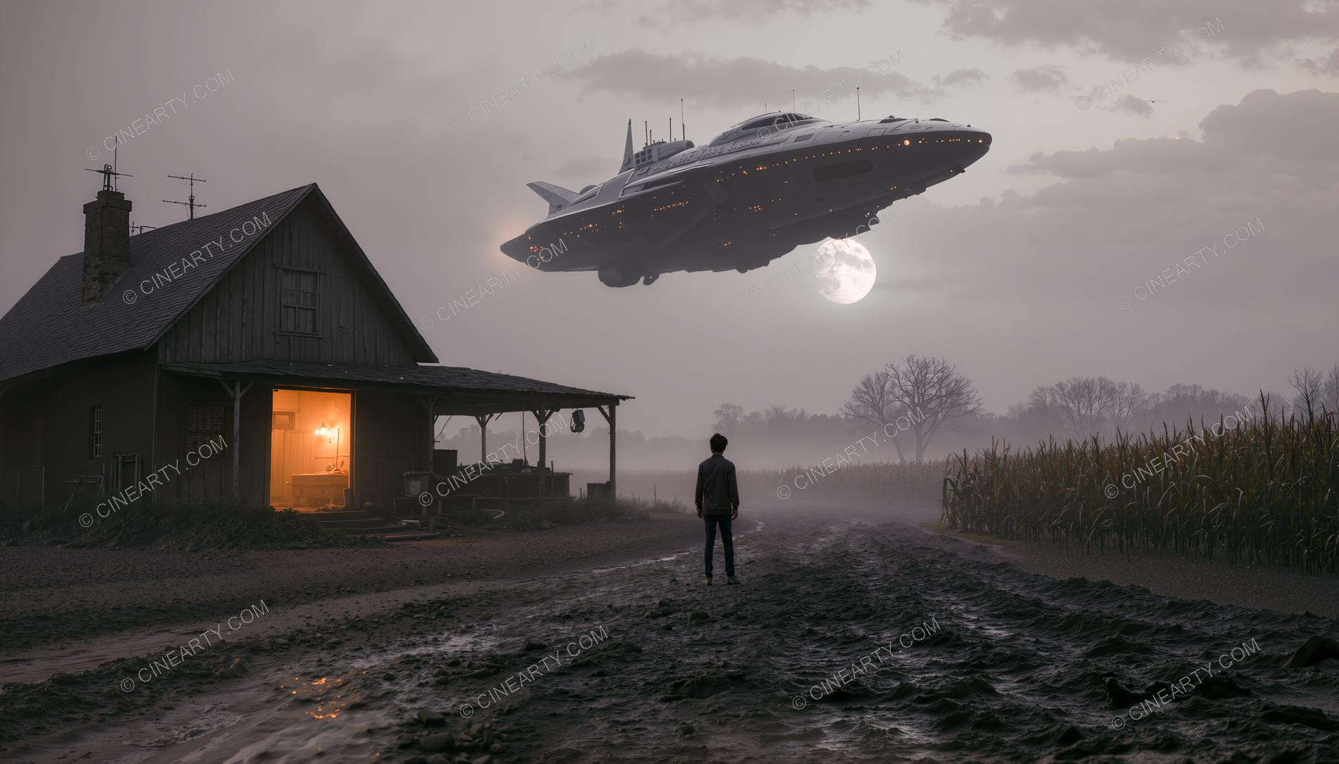 Spaceship Arrived on the Earth 46644