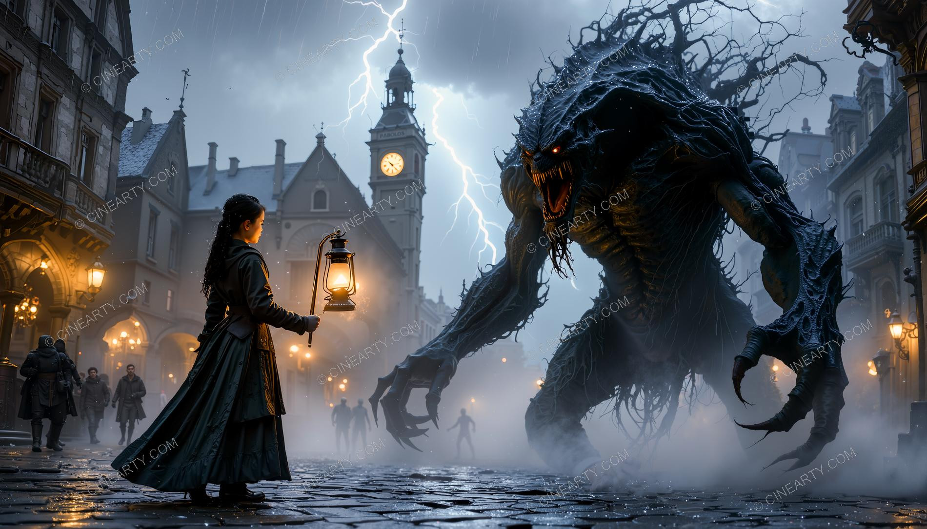 Magical Beast and Girl at Peace 02519