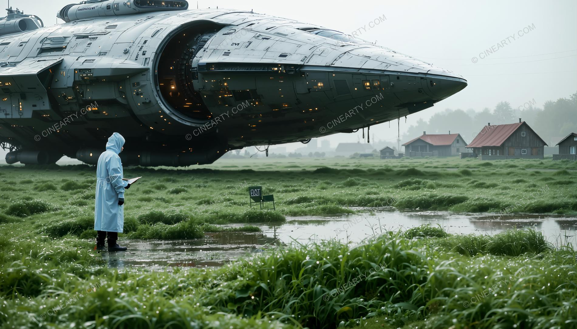 Spaceship Arrived on the Earth 88648