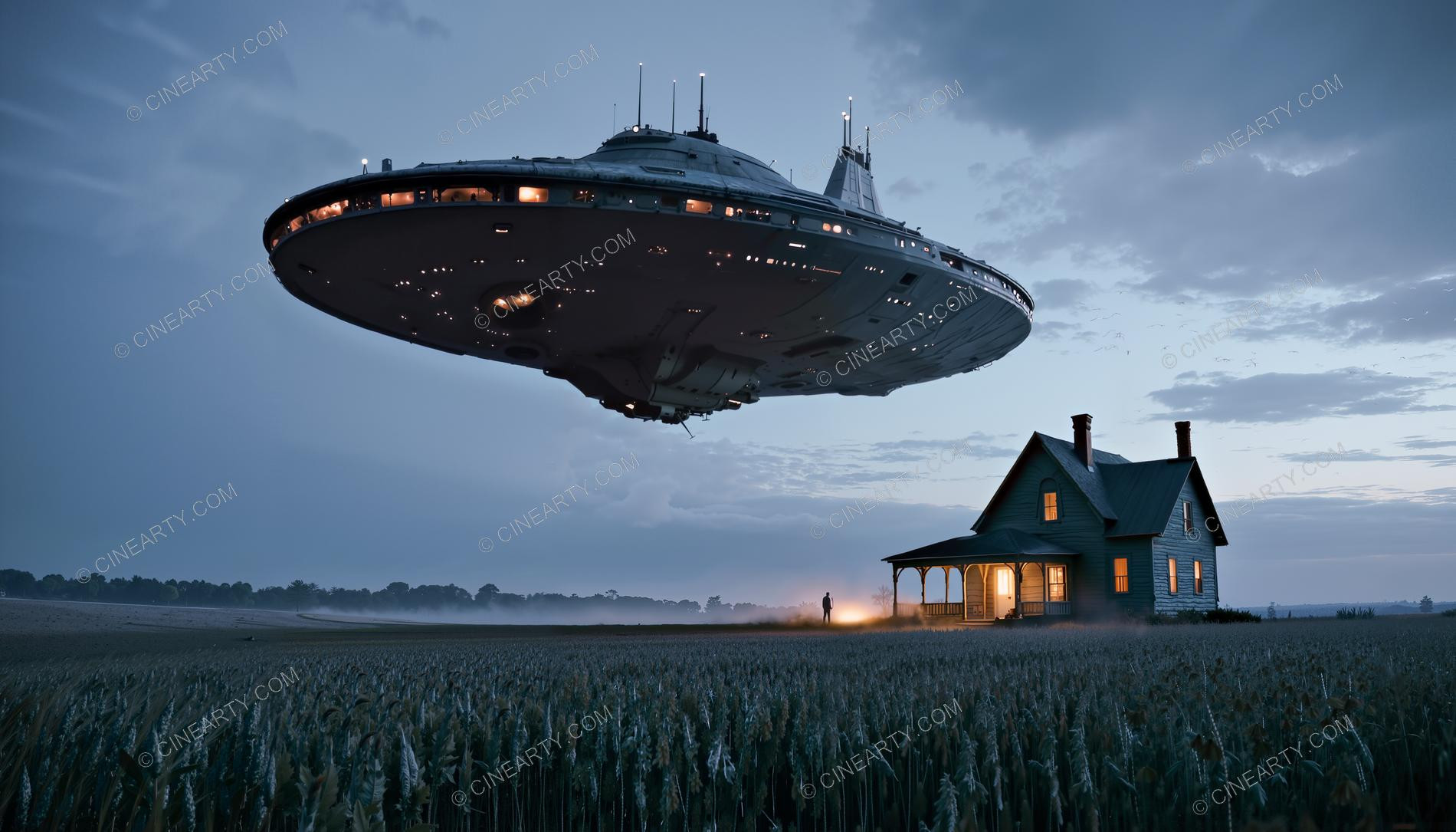 Spaceship Arrived on the Earth 74877