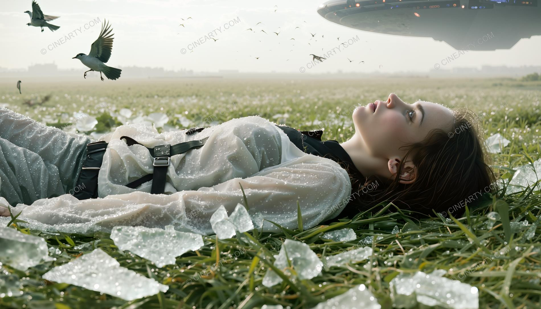 Unusual Scenes with Aliens UFO 97391