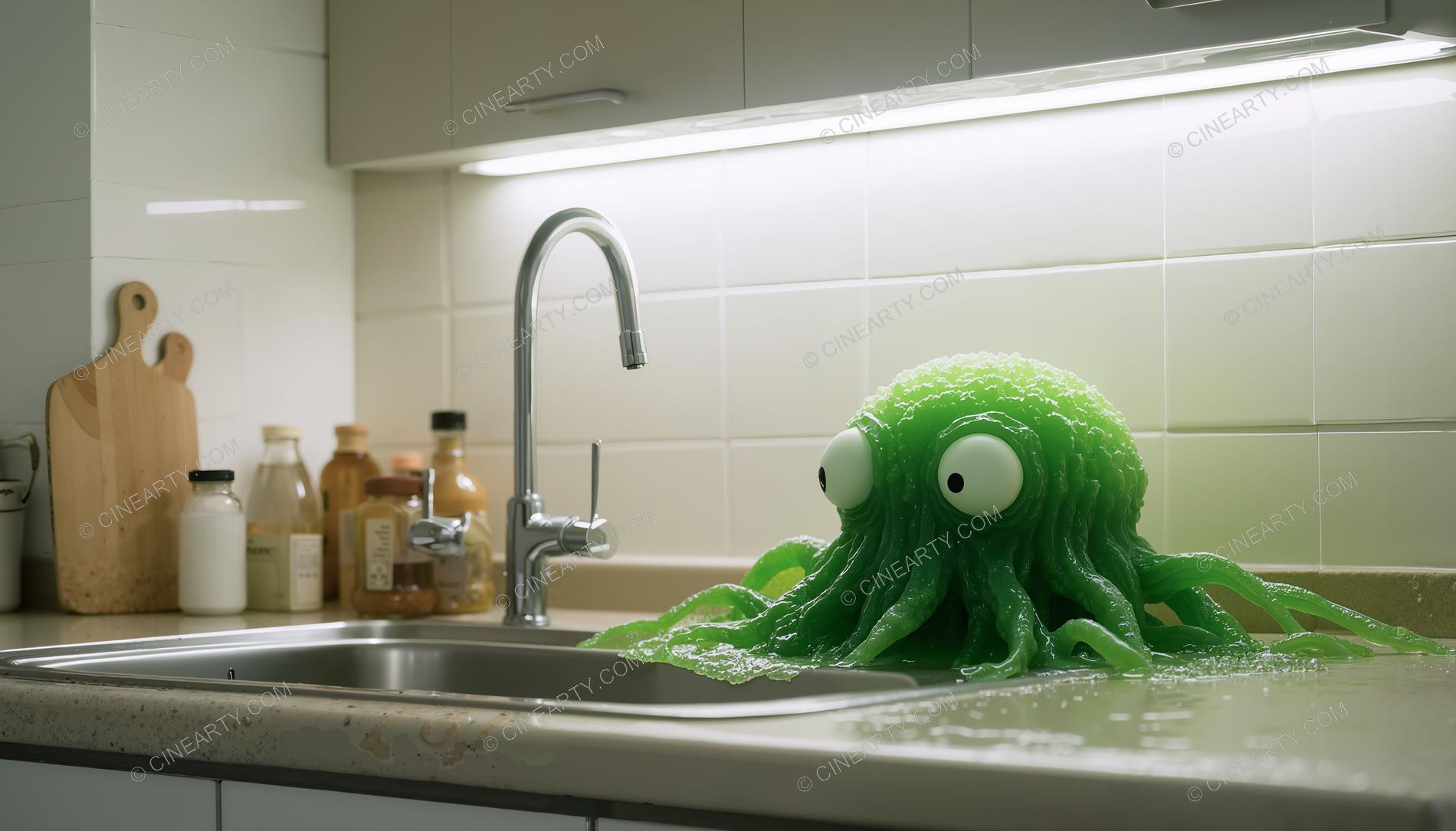Alien Cephalopod in Your Home 38467
