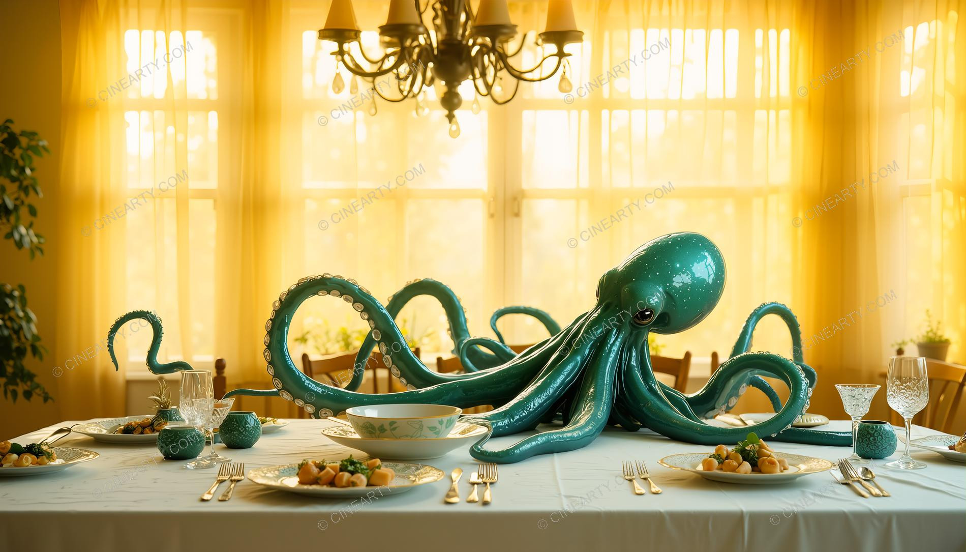 Alien Cephalopod in Your Home 60586