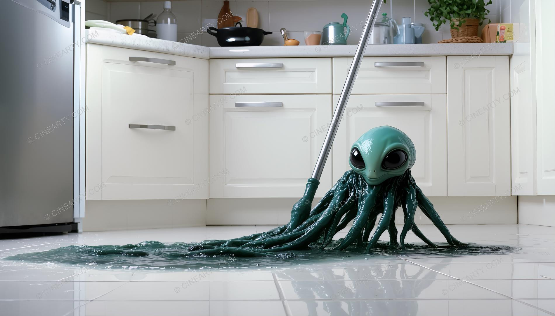 Alien Cephalopod in Your Home 28044