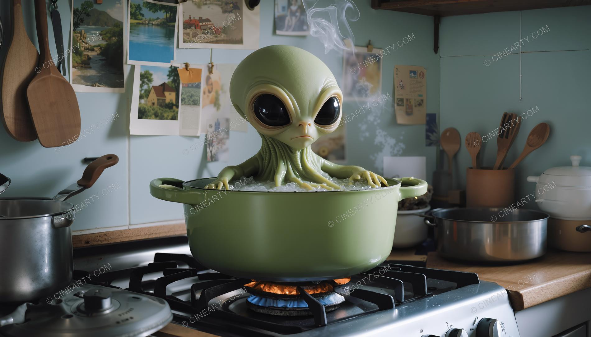 Alien Cephalopod in Your Home 55907