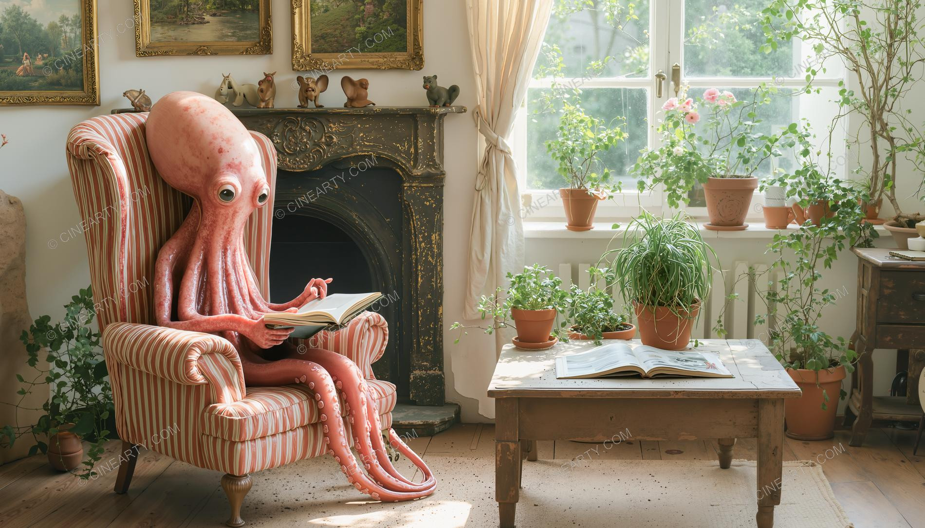 Alien Cephalopod in Your Home 10521