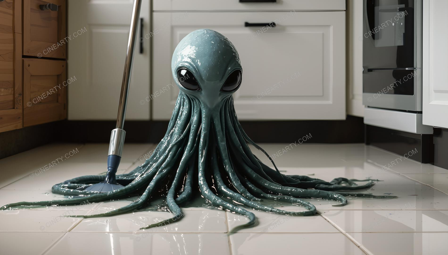 Alien Cephalopod in Your Home 90856