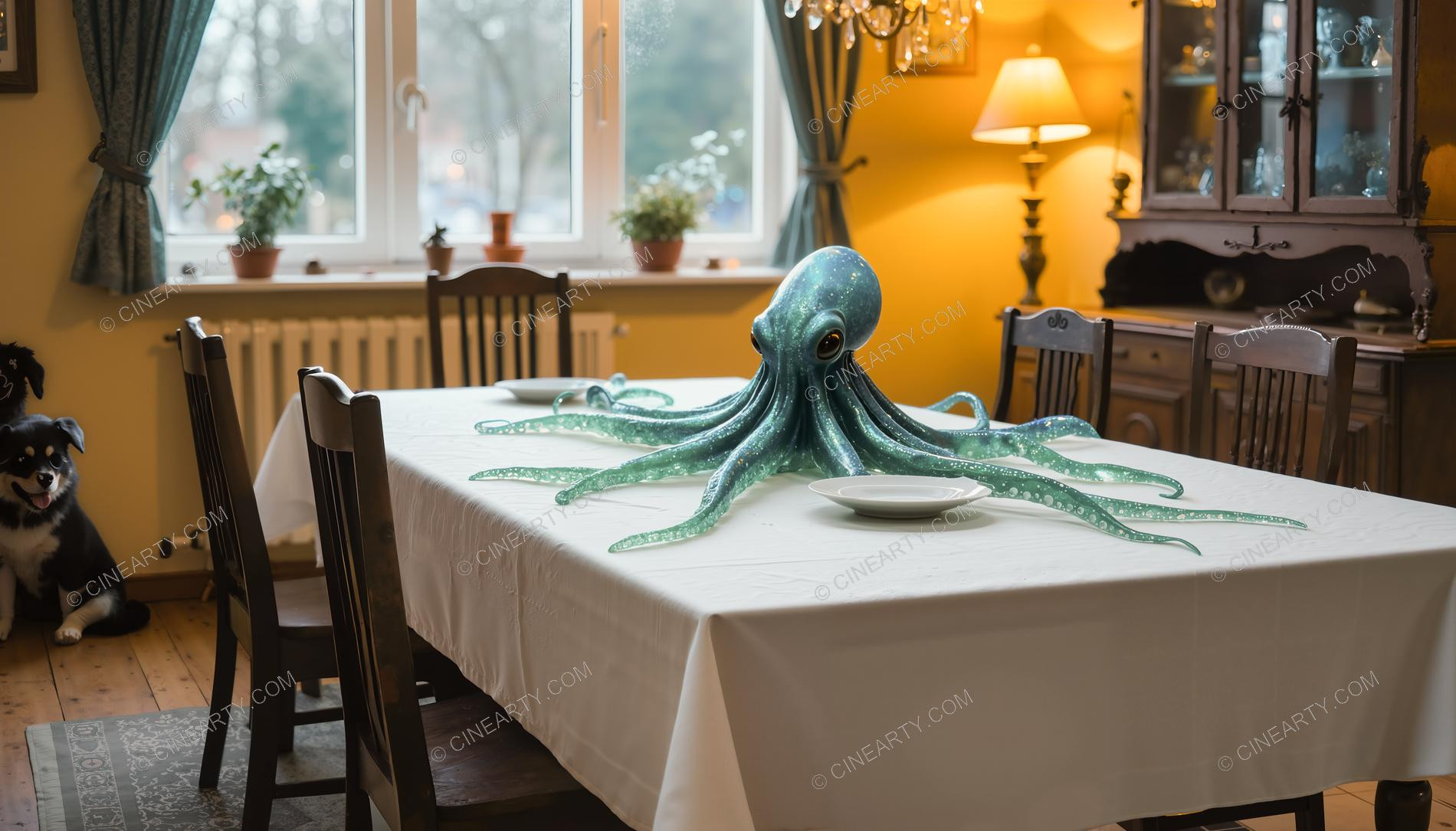 Alien Cephalopod in Your Home 25724