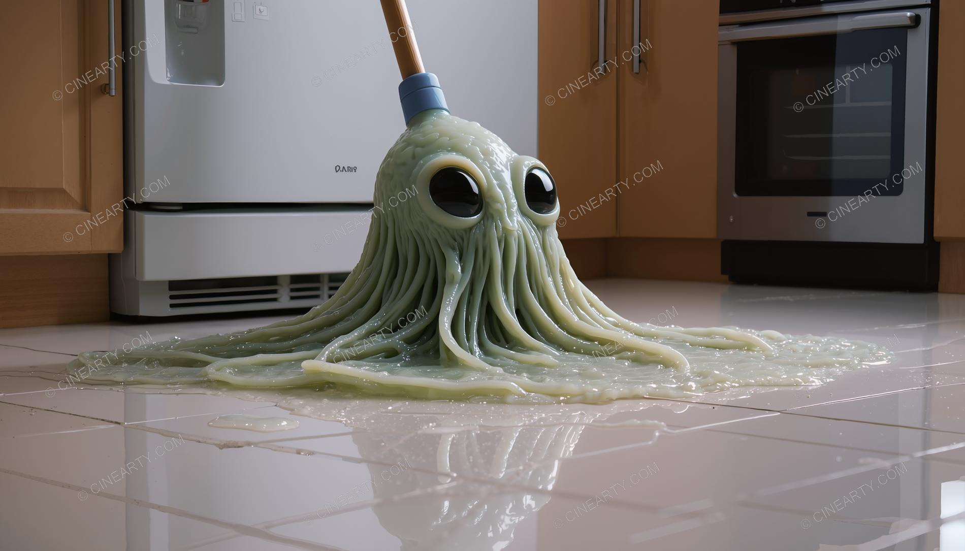 Alien Cephalopod in Your Home 67954