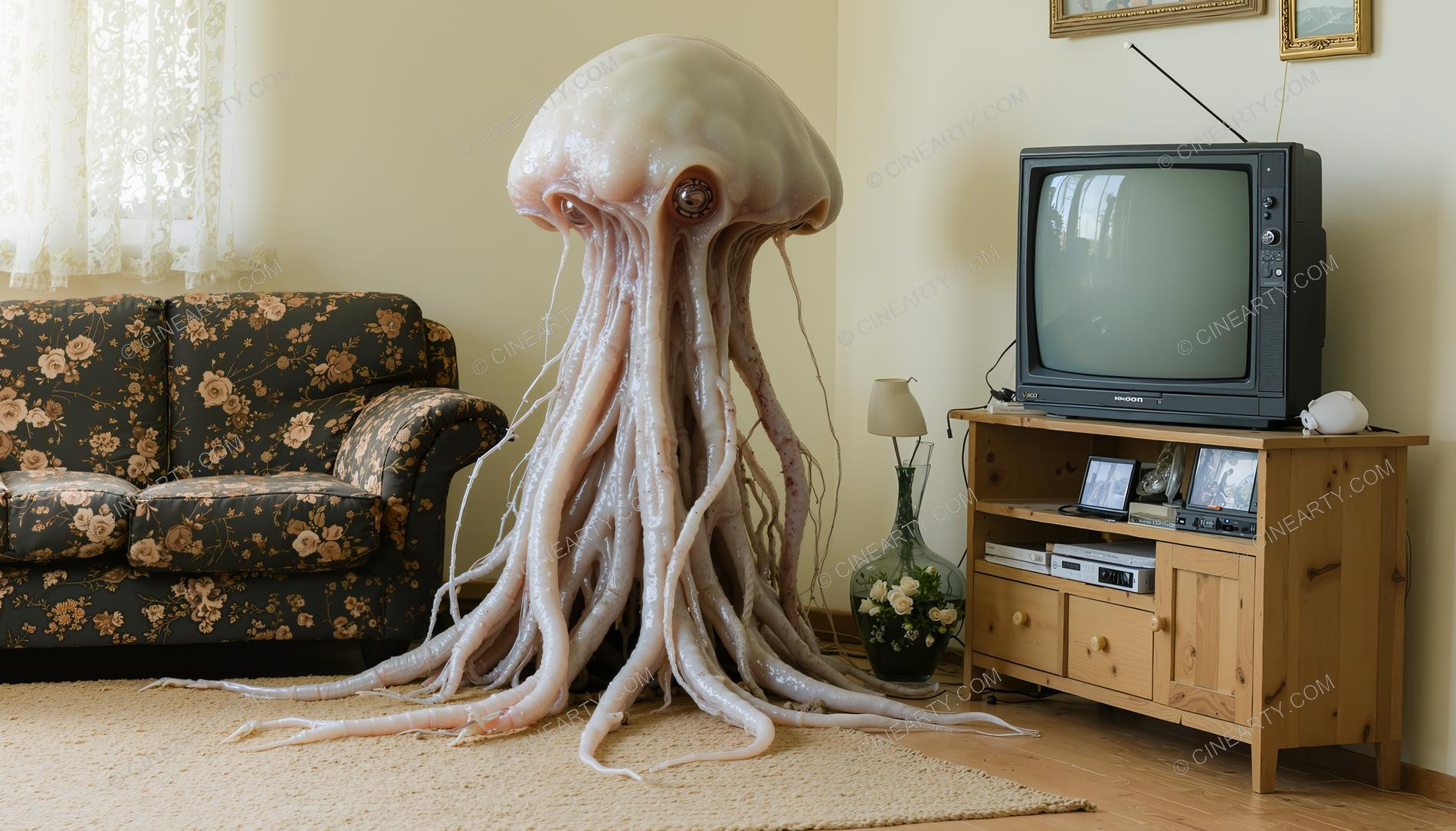 Alien Cephalopod in Your Home 61981