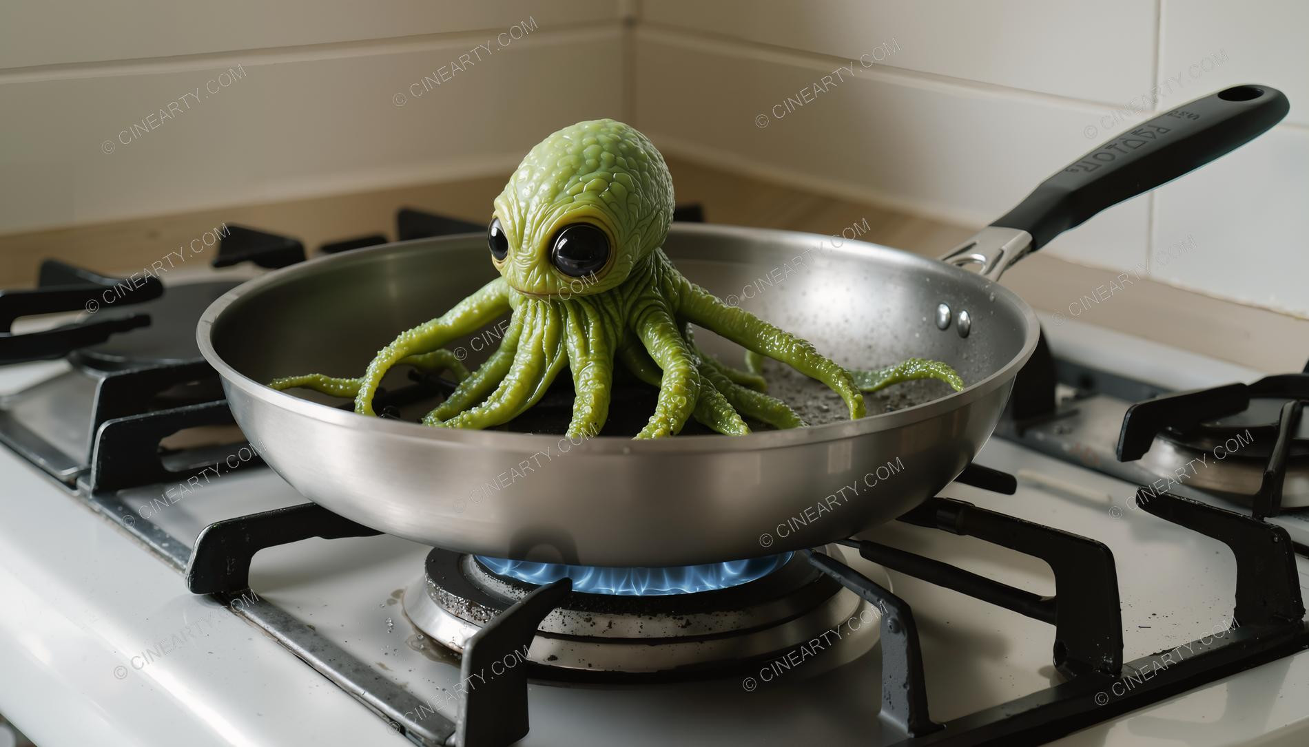 Alien Cephalopod in Your Home 62748