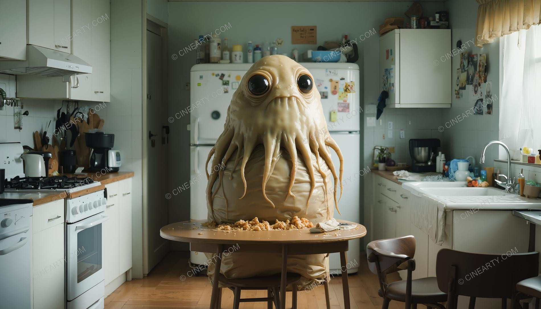 Alien Cephalopod in Your Home 60795