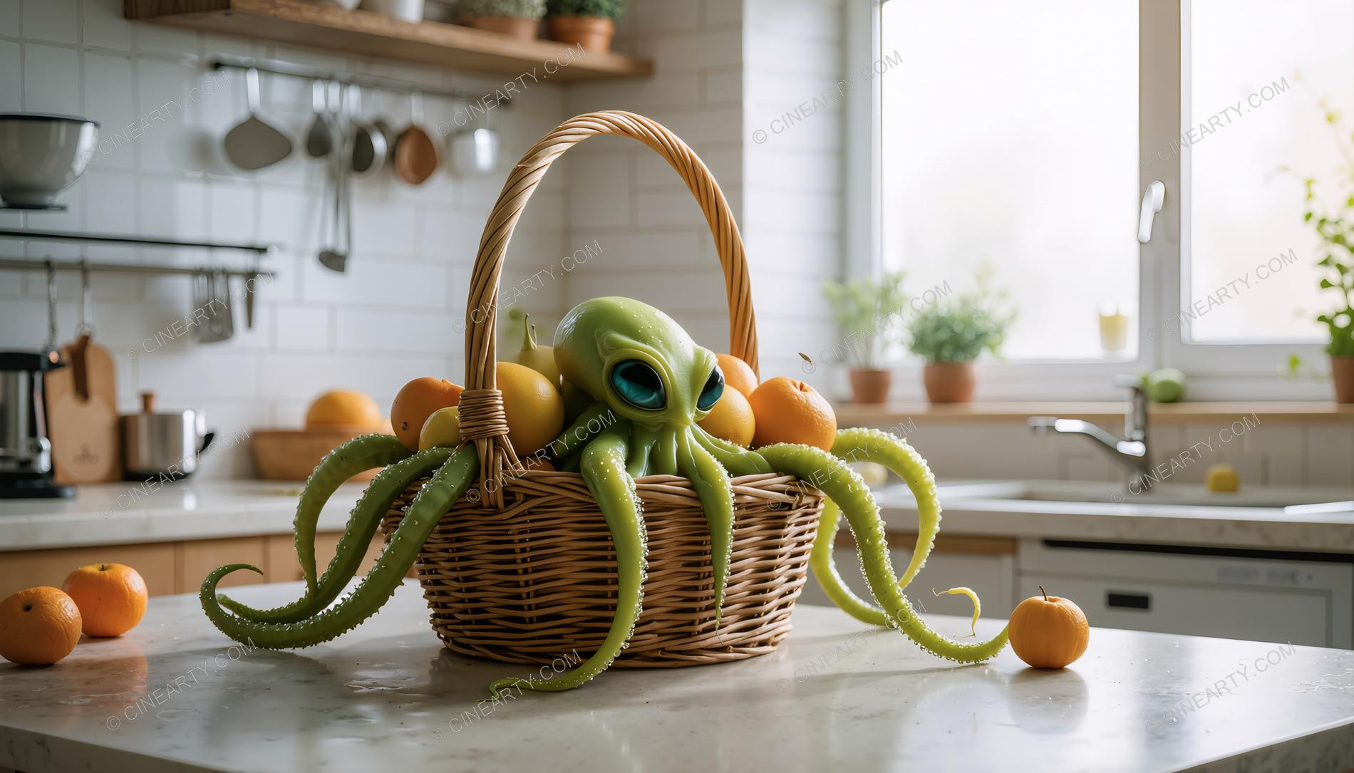 Alien Cephalopod in Your Home 32267
