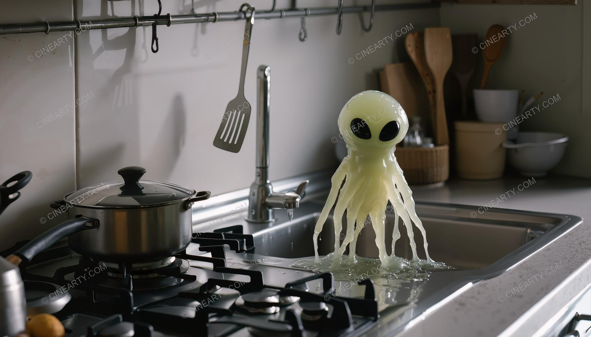 Alien Cephalopod in Your Home 97034