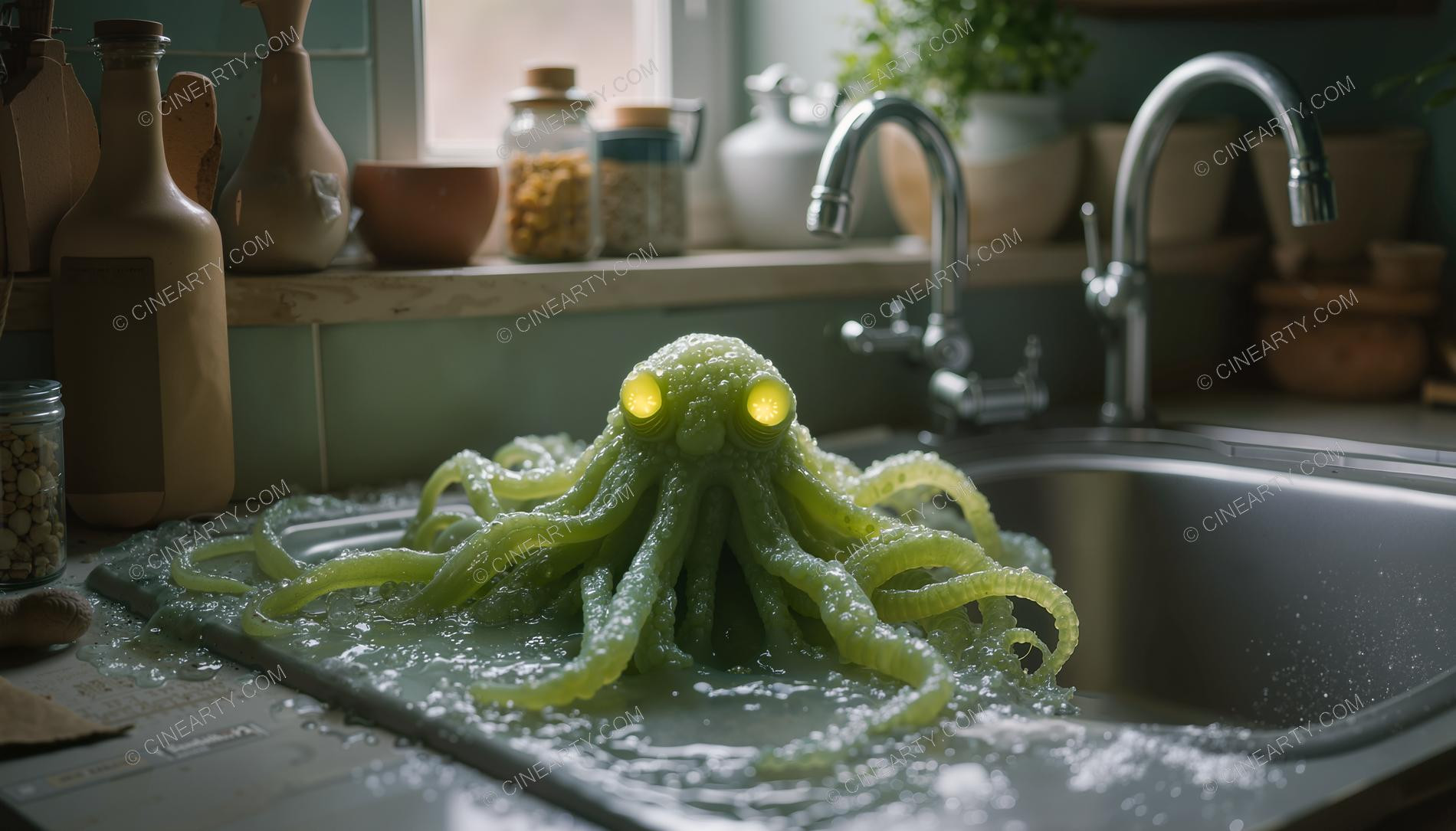 Alien Cephalopod in Your Home 82950