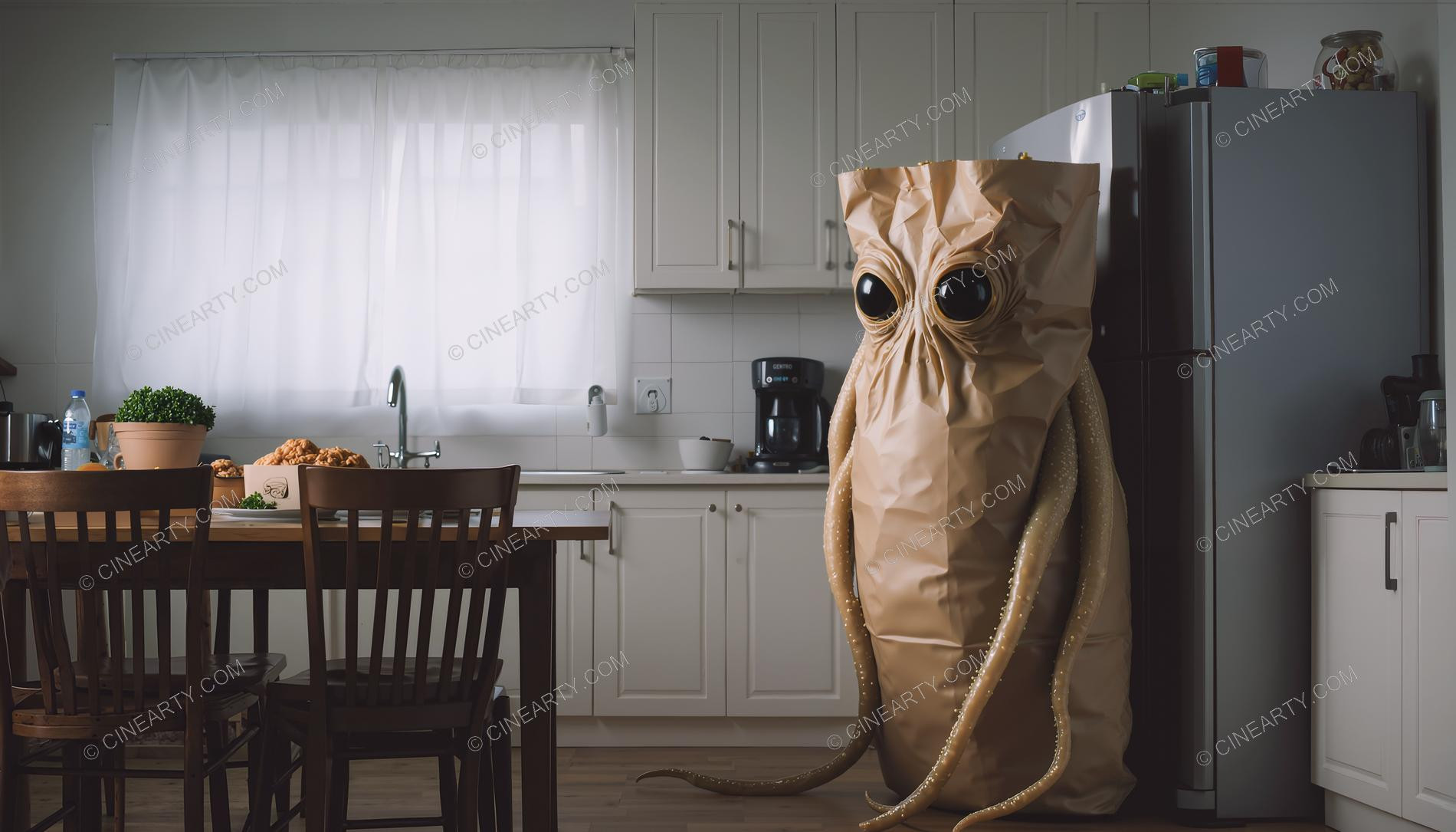 Alien Cephalopod in Your Home 43292