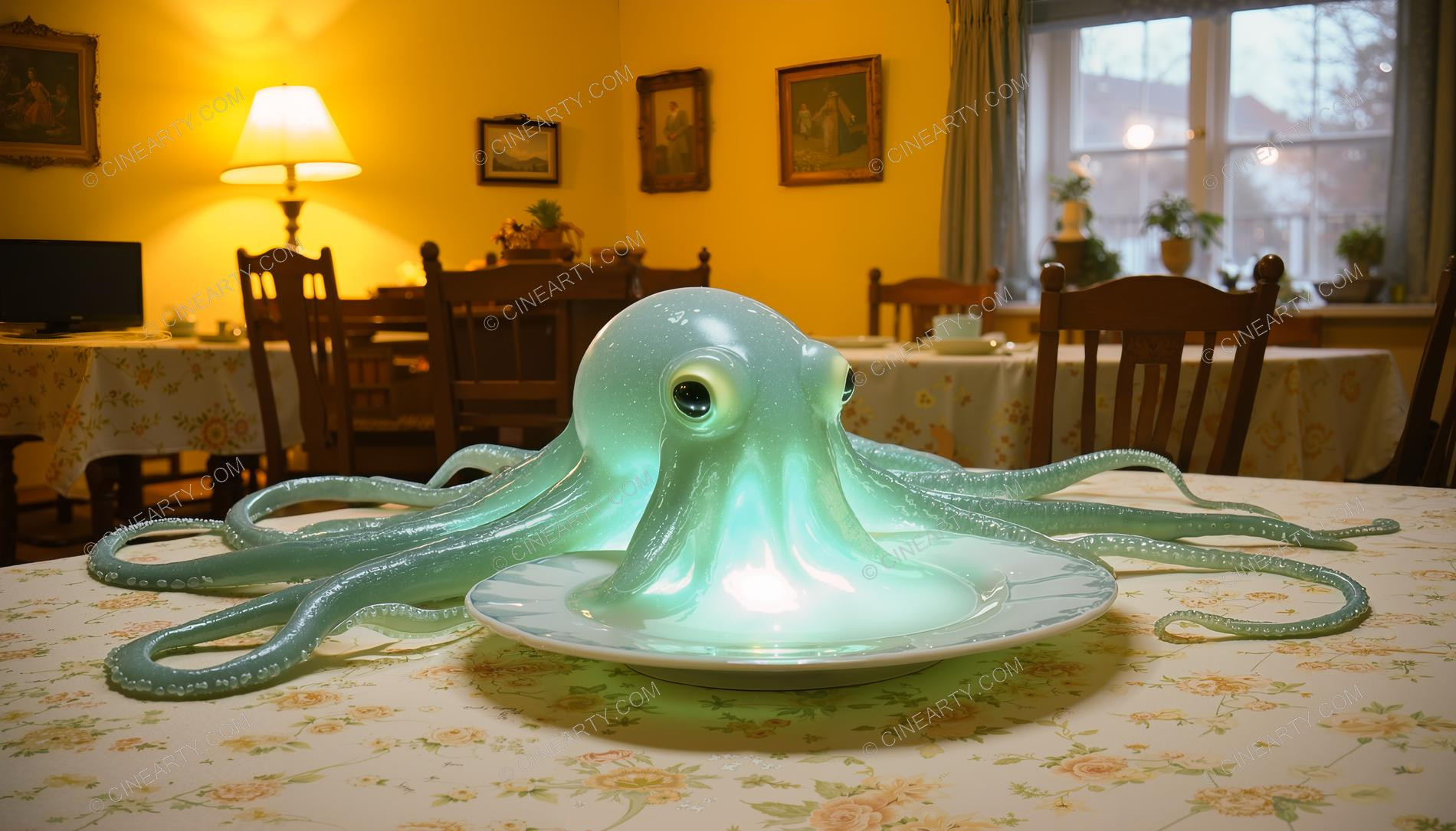 Alien Cephalopod in Your Home 42761
