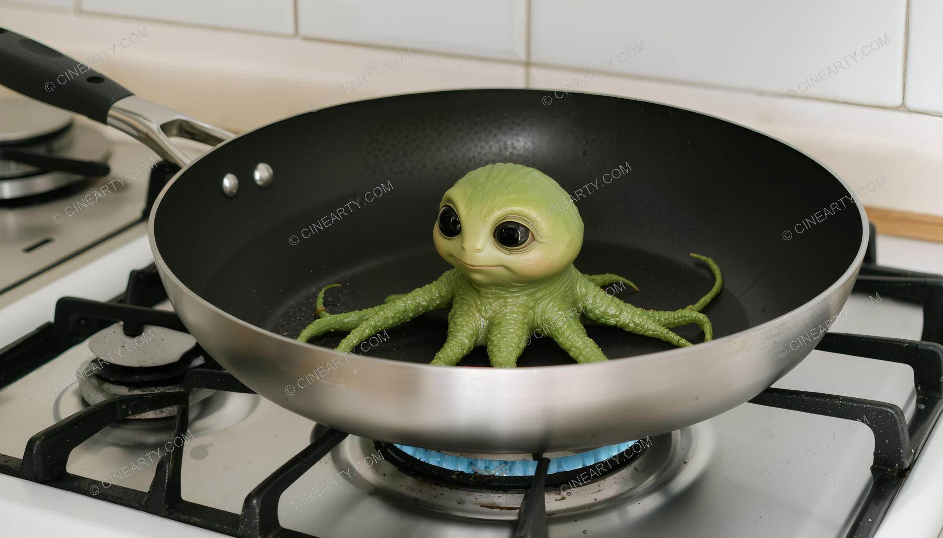 Alien Cephalopod in Your Home 93924
