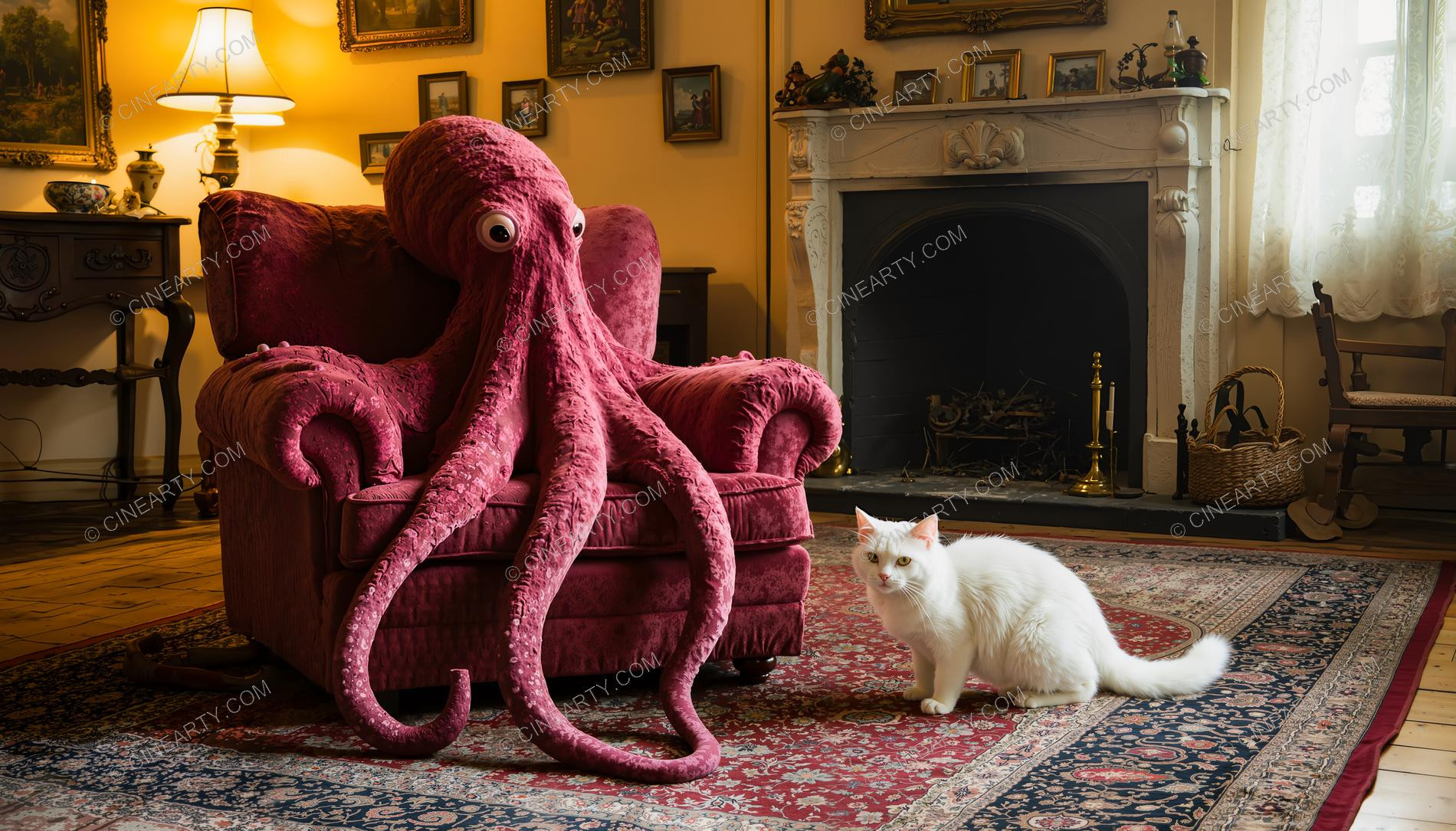 Alien Cephalopod in Your Home 61362