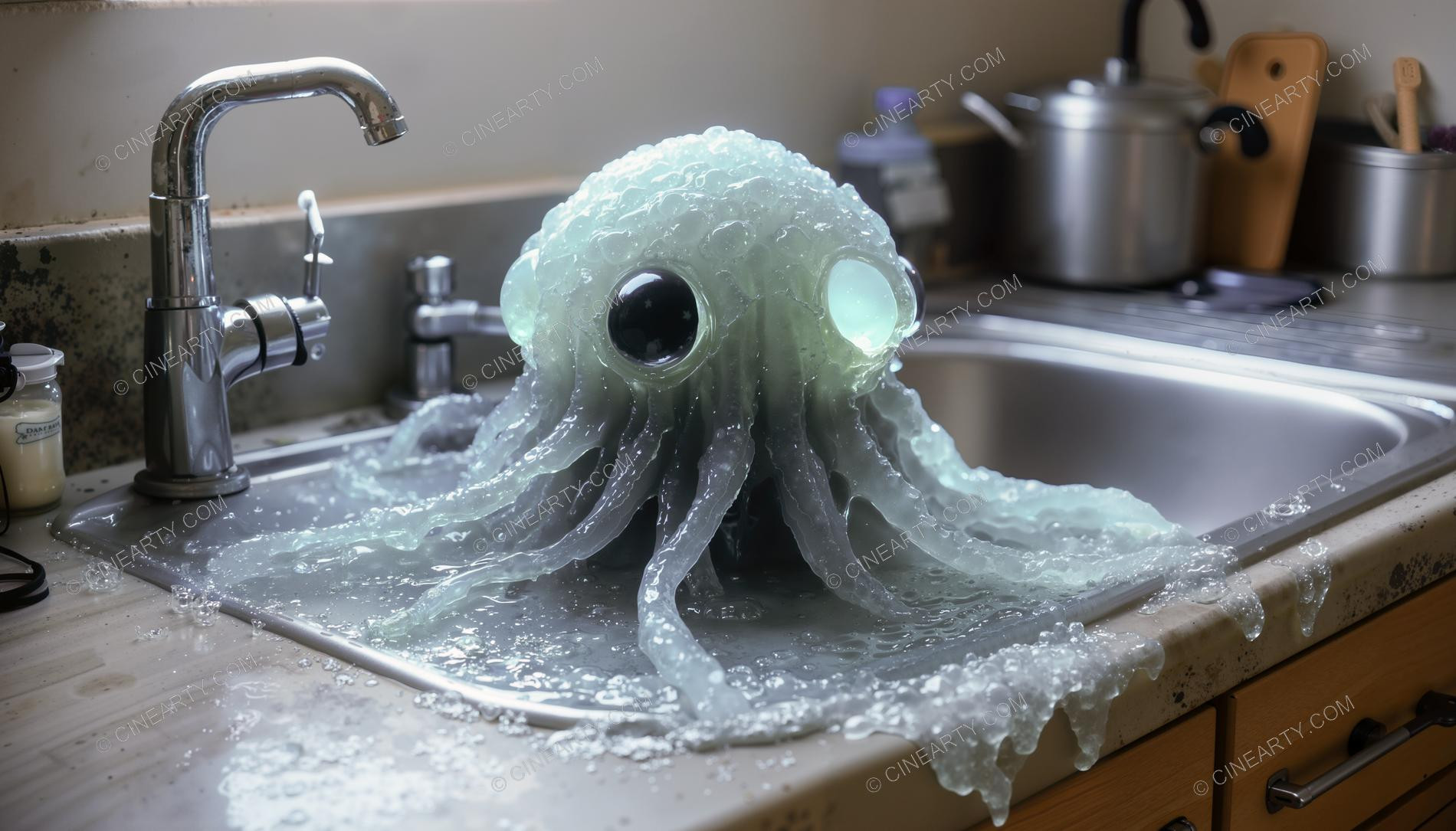 Alien Cephalopod in Your Home 24266