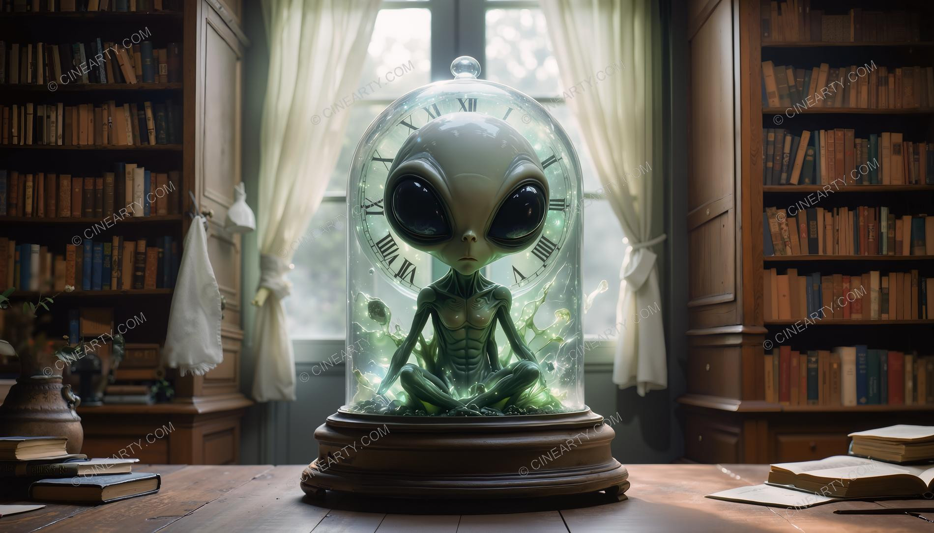 Aliens Disguise As Clock 52788