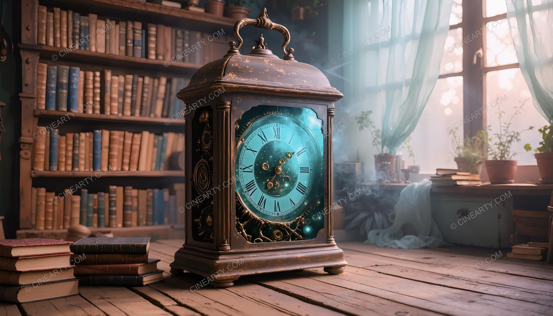 Aliens Disguise As Clock 11983