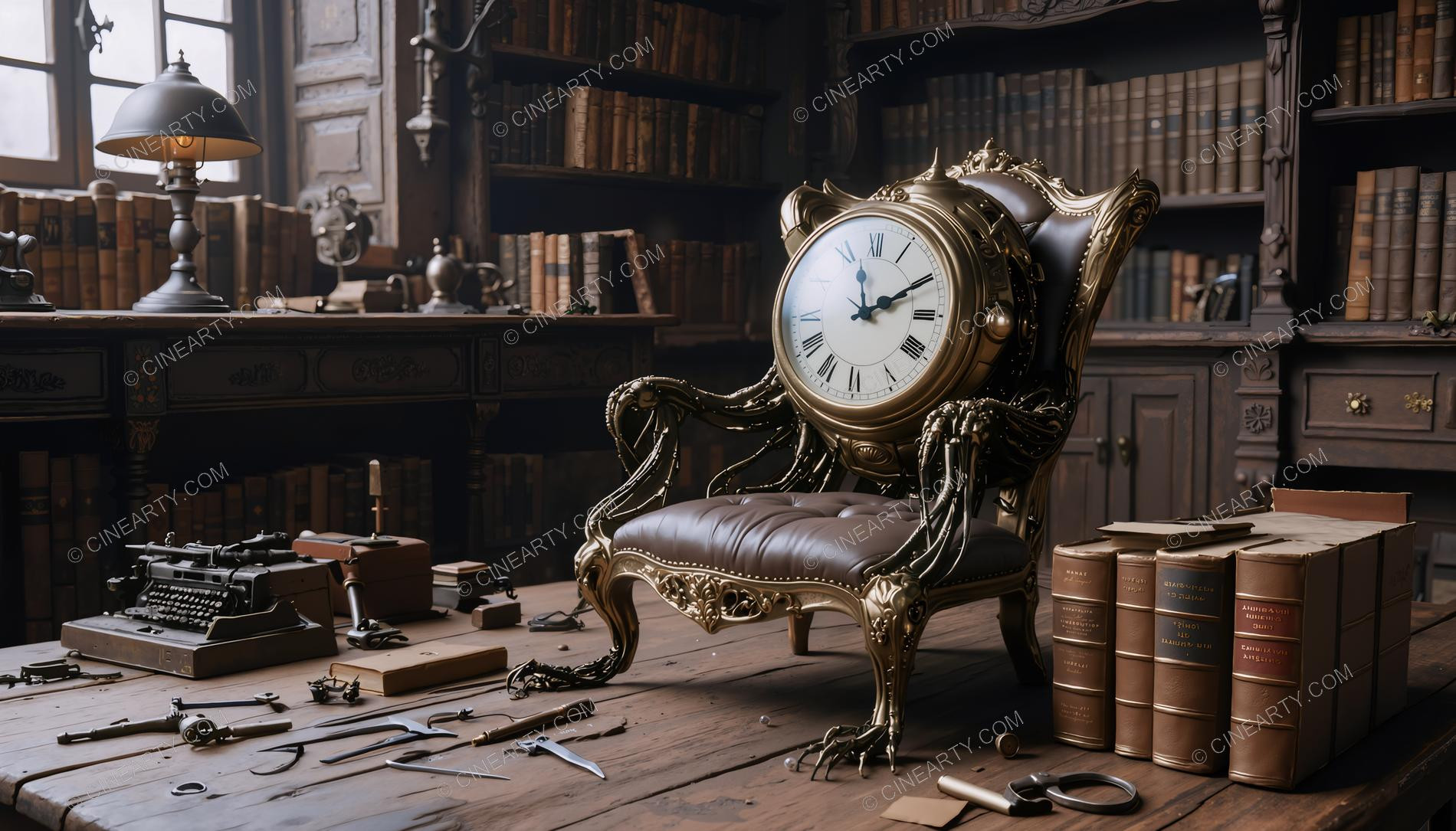 Aliens Disguise As Clock 37264