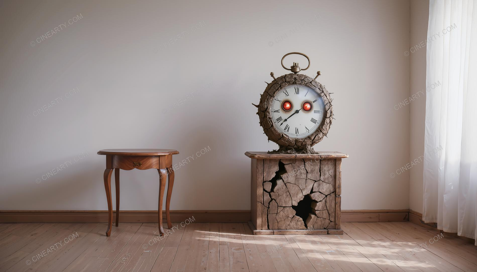 Aliens Disguise As Clock 05100