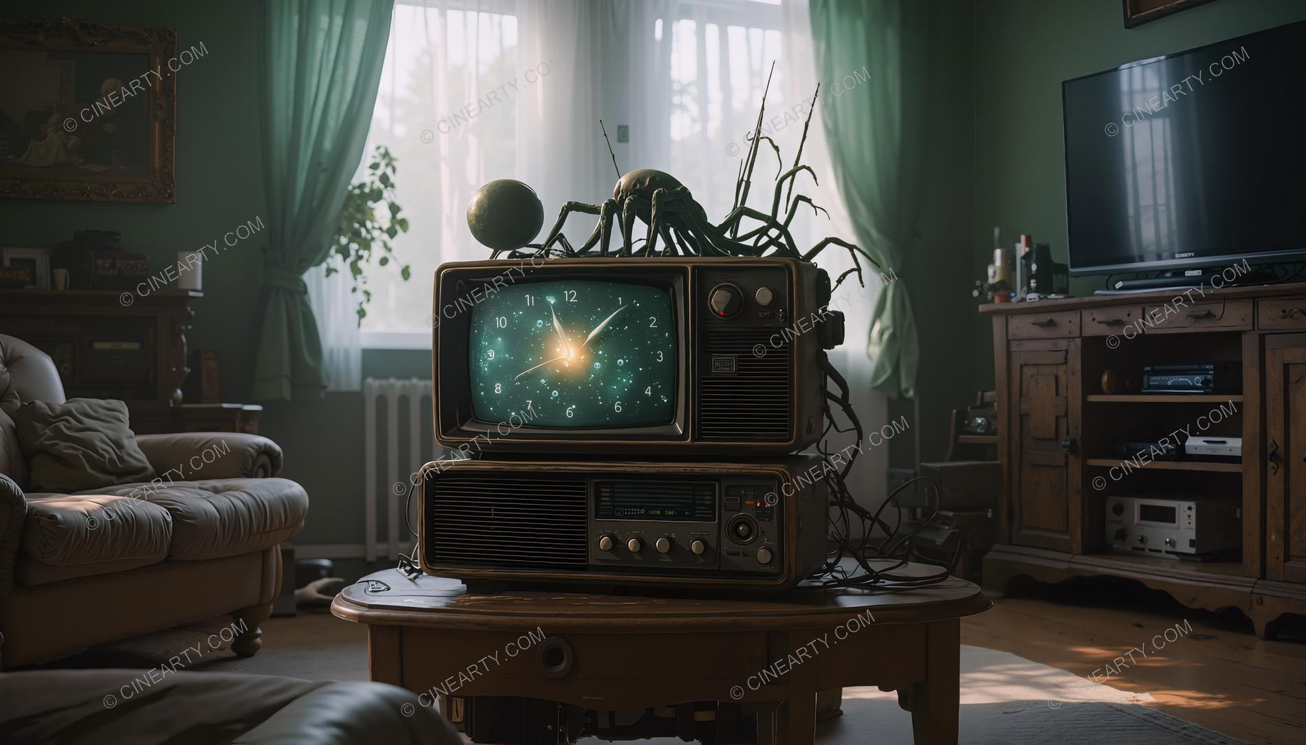 Aliens Disguise As Clock 61449