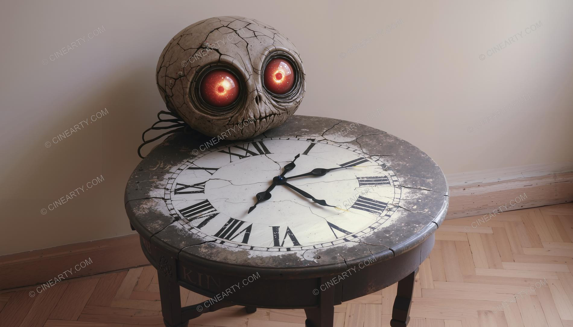 Aliens Disguise As Clock 30927
