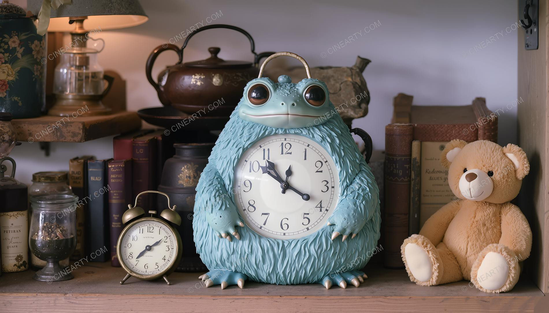 Aliens Disguise As Clock 70802