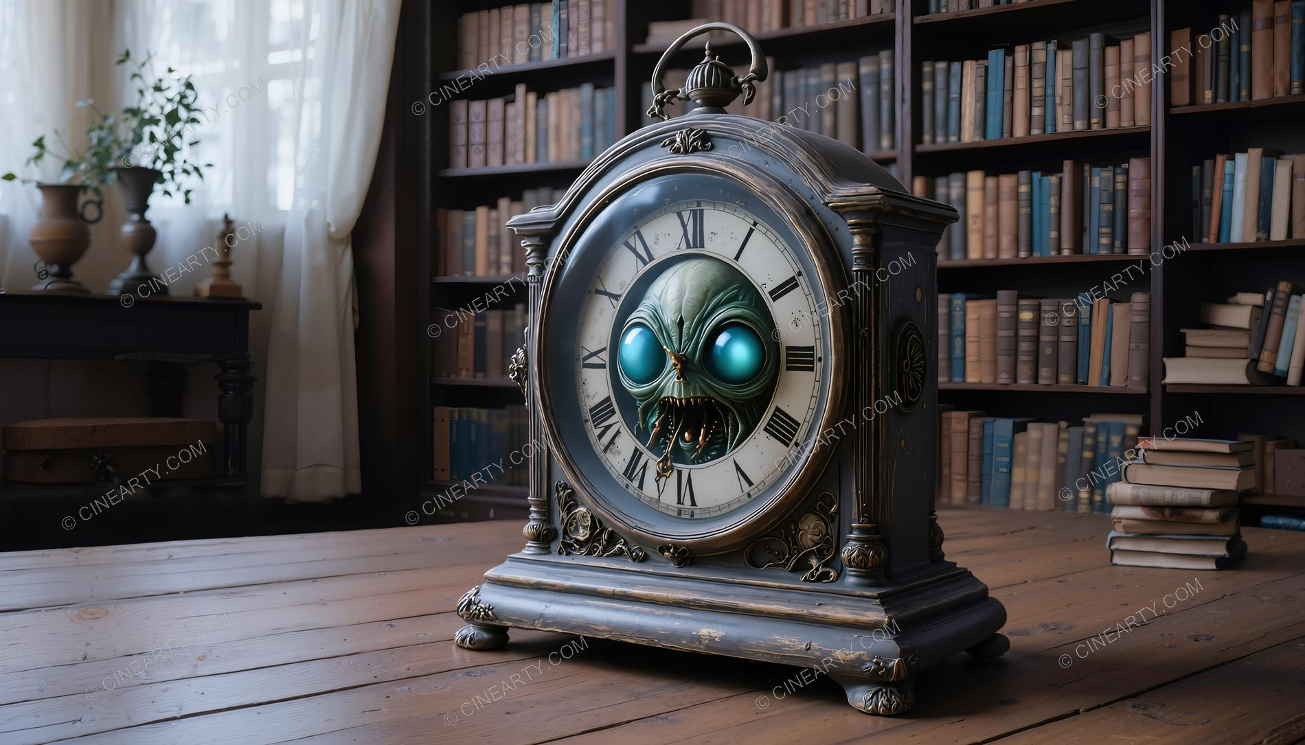 Aliens Disguise As Clock 67960