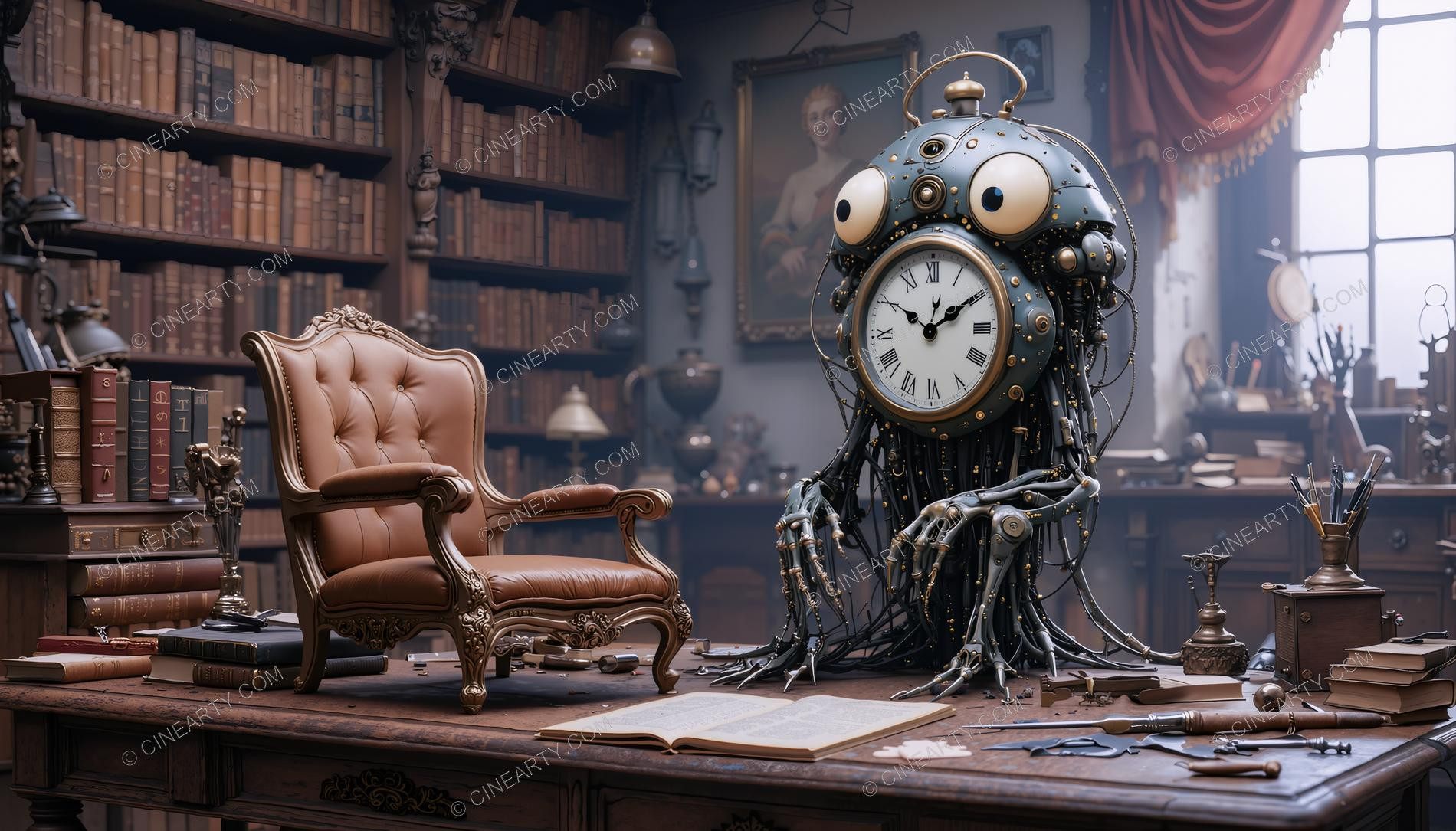 Aliens Disguise As Clock 89533