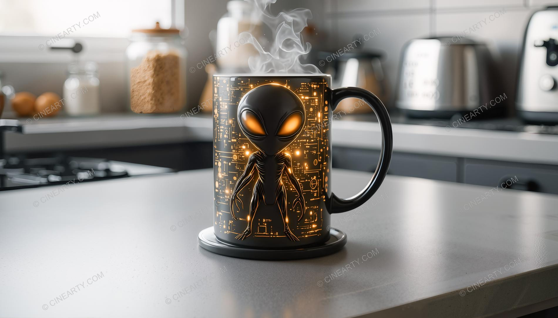 Aliens Disguise As Cup 74235