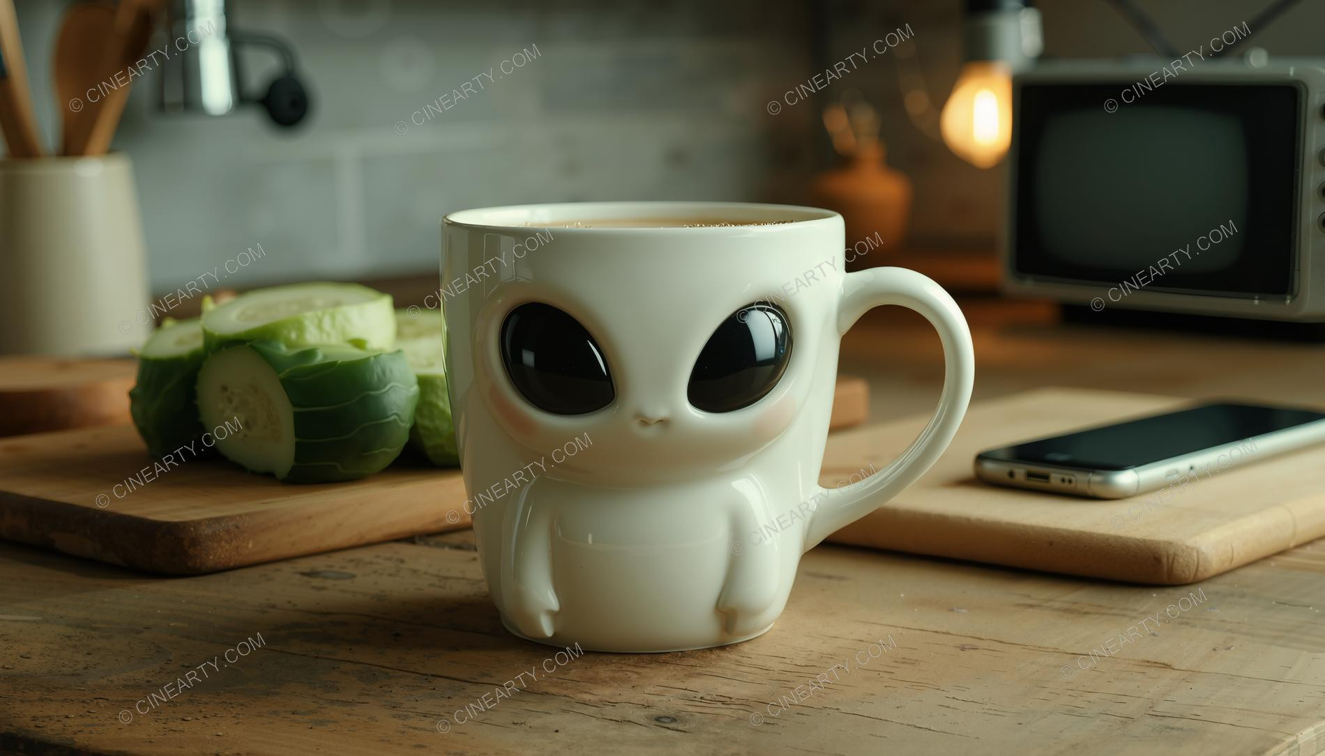 Aliens Disguise As Cup 23850