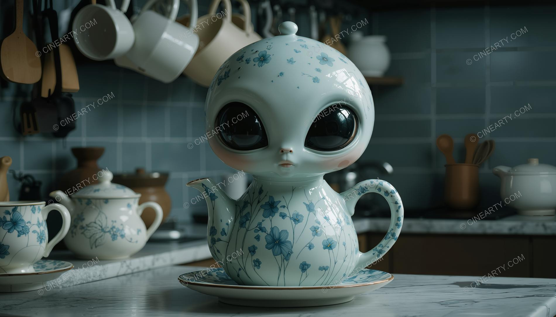 Aliens Disguise As Kettle 32631