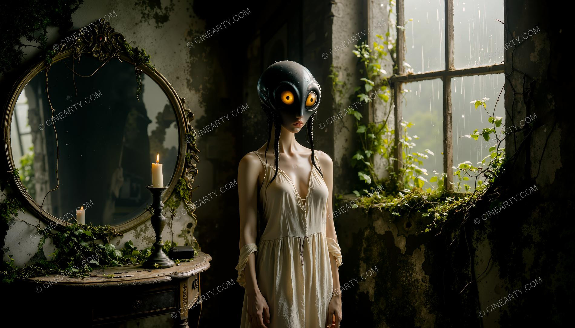 Unknown Sea-born Being at Window 64260