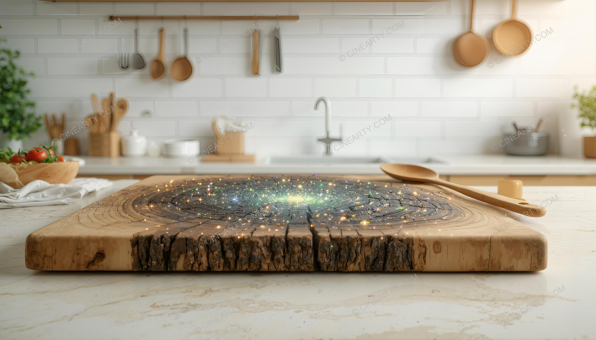 Aliens Disguise As Kitchen Cutting Board 29945