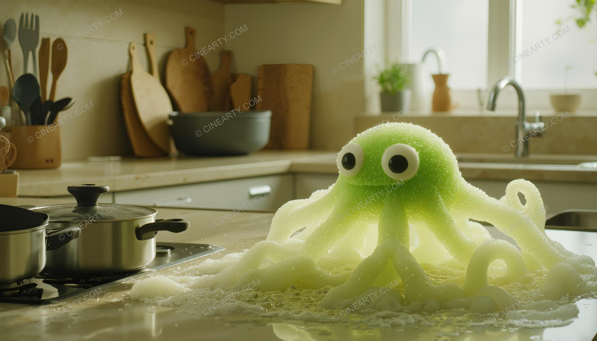 Aliens Disguise As kitchen Sponge 45877