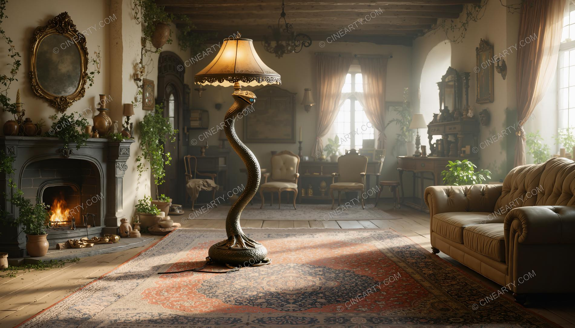 Aliens Disguise As Lamp 16739