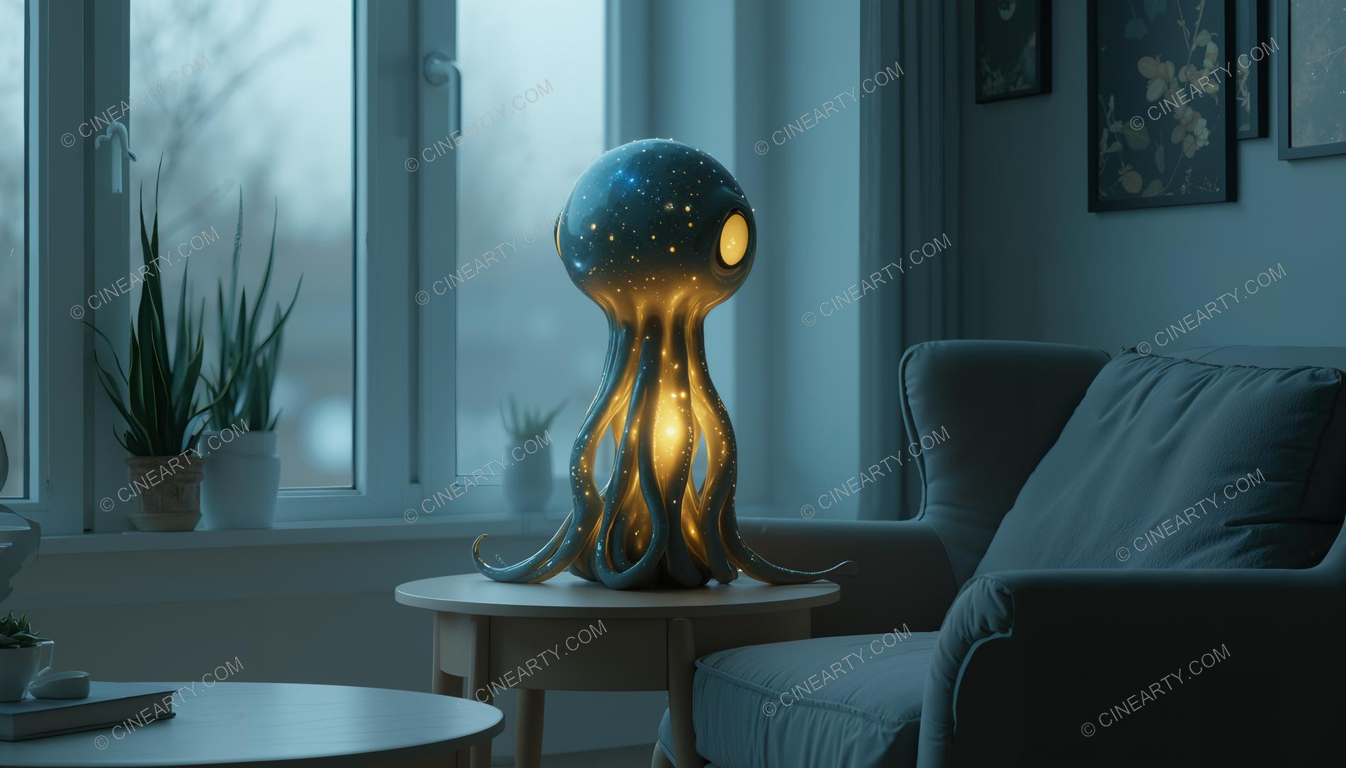 Aliens Disguise As Lamp 92426