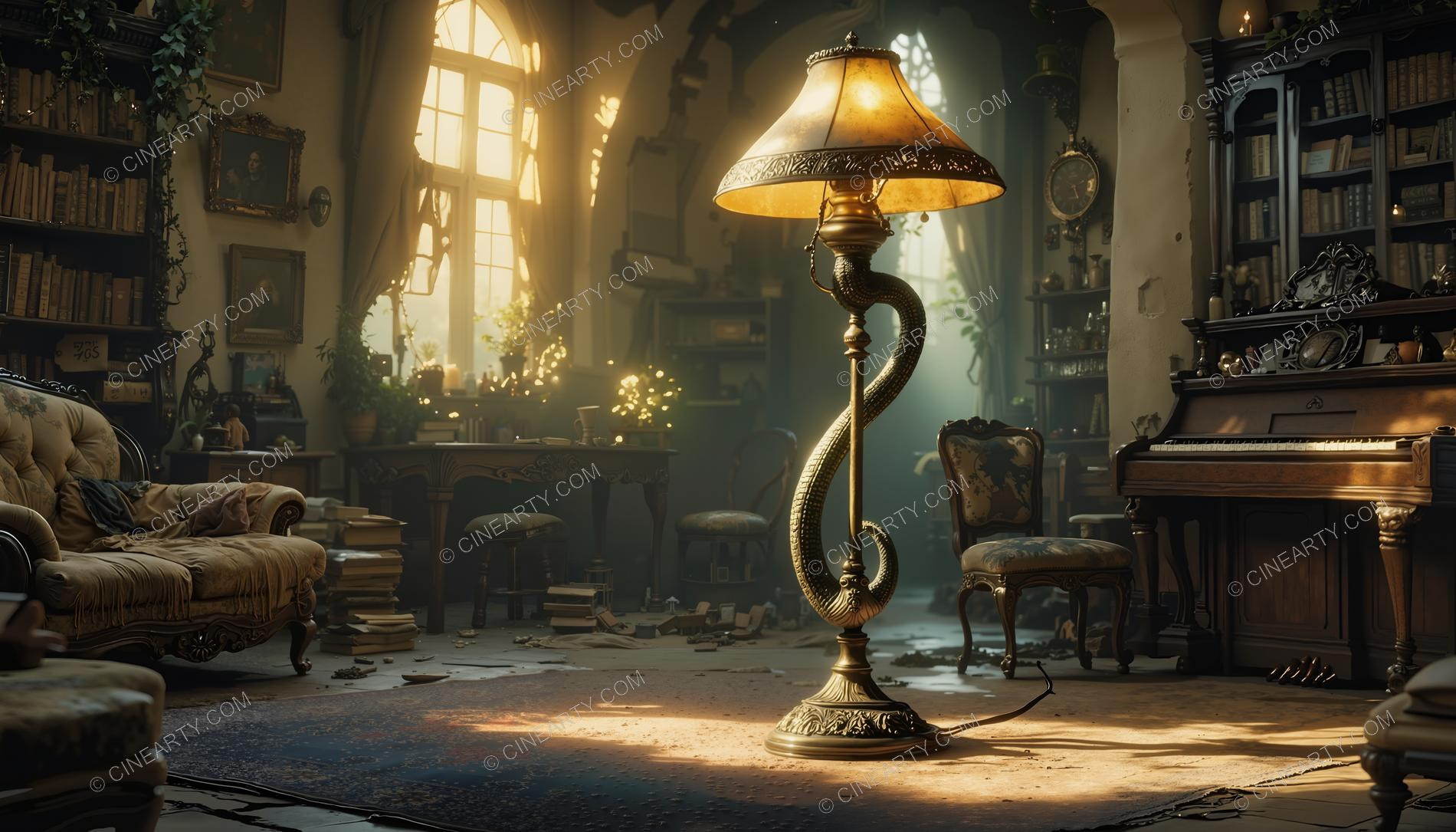 Aliens Disguise As Lamp 08343