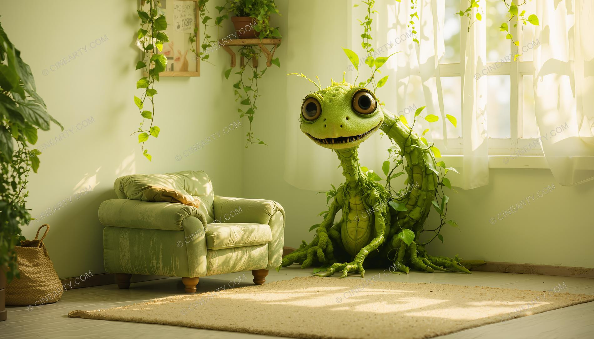 Aliens Disguise As Plants and Mashrooms 49339