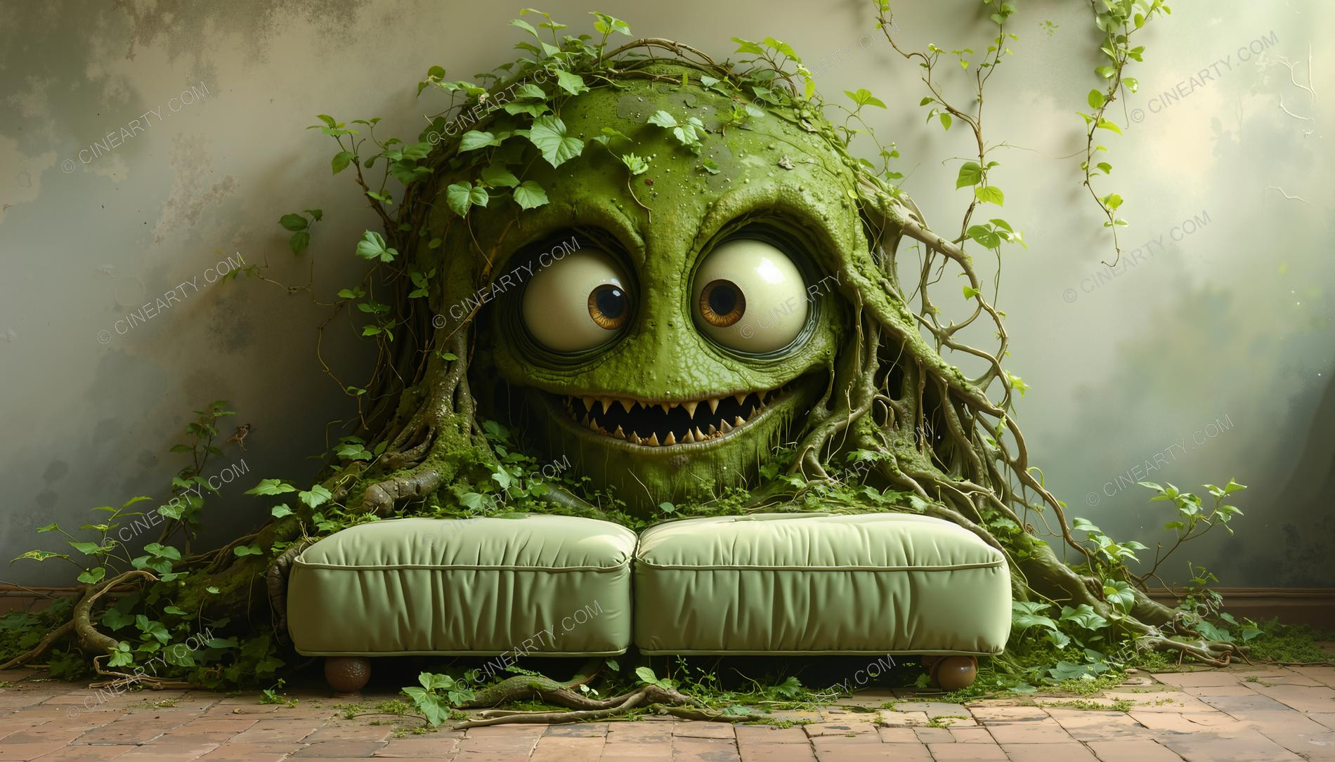 Aliens Disguise As Plants and Mashrooms 07213