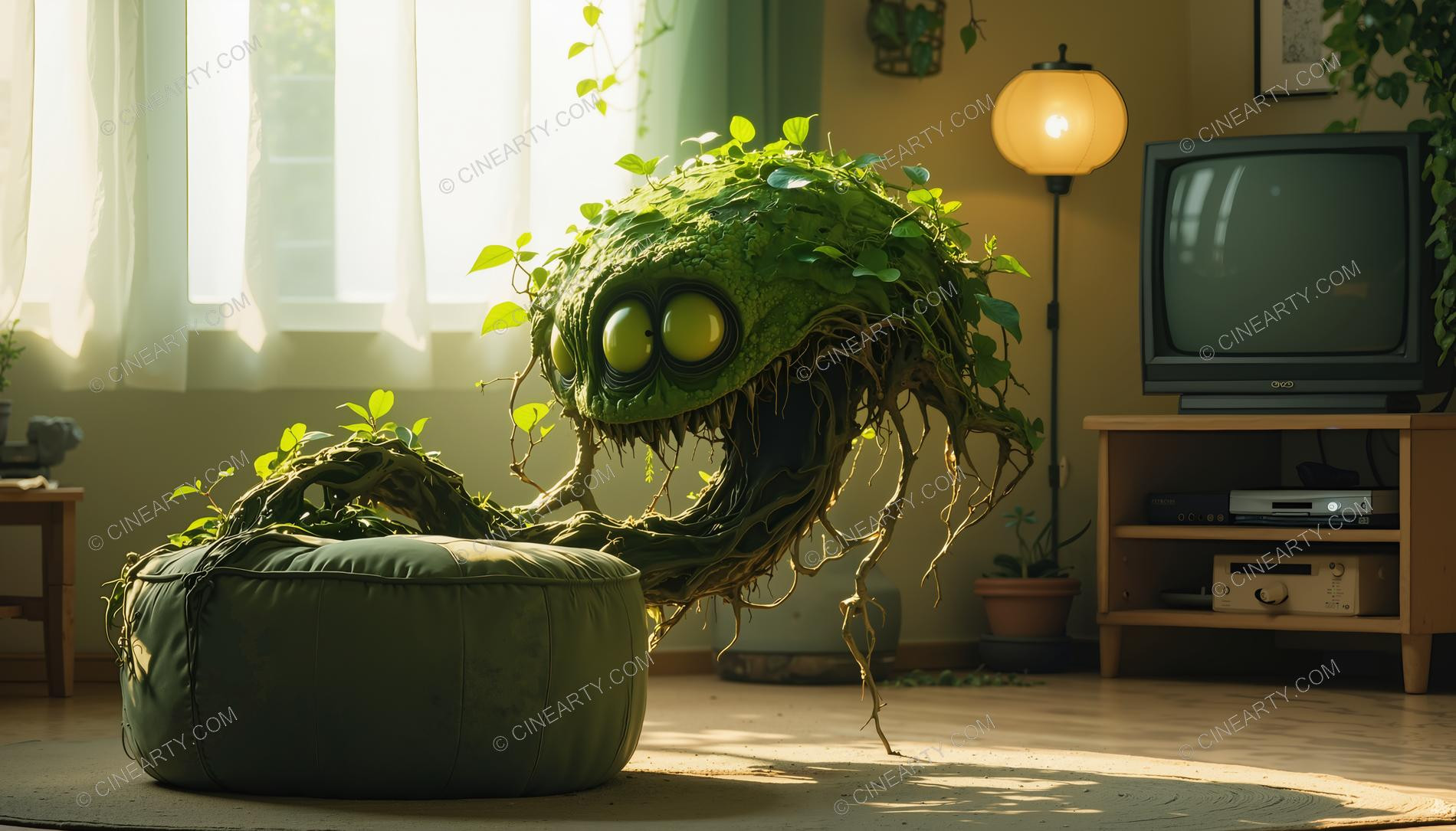 Aliens Disguise As Plants and Mashrooms 75249