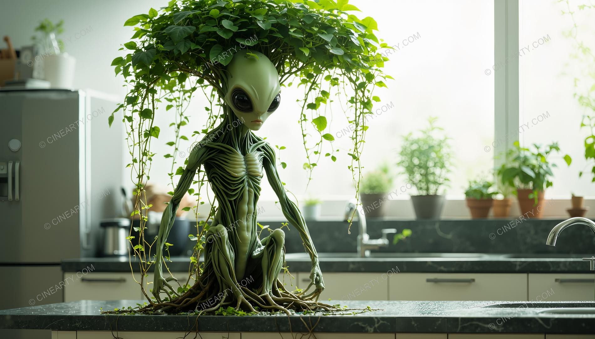 Aliens Disguise As Plants and Mashrooms 23924