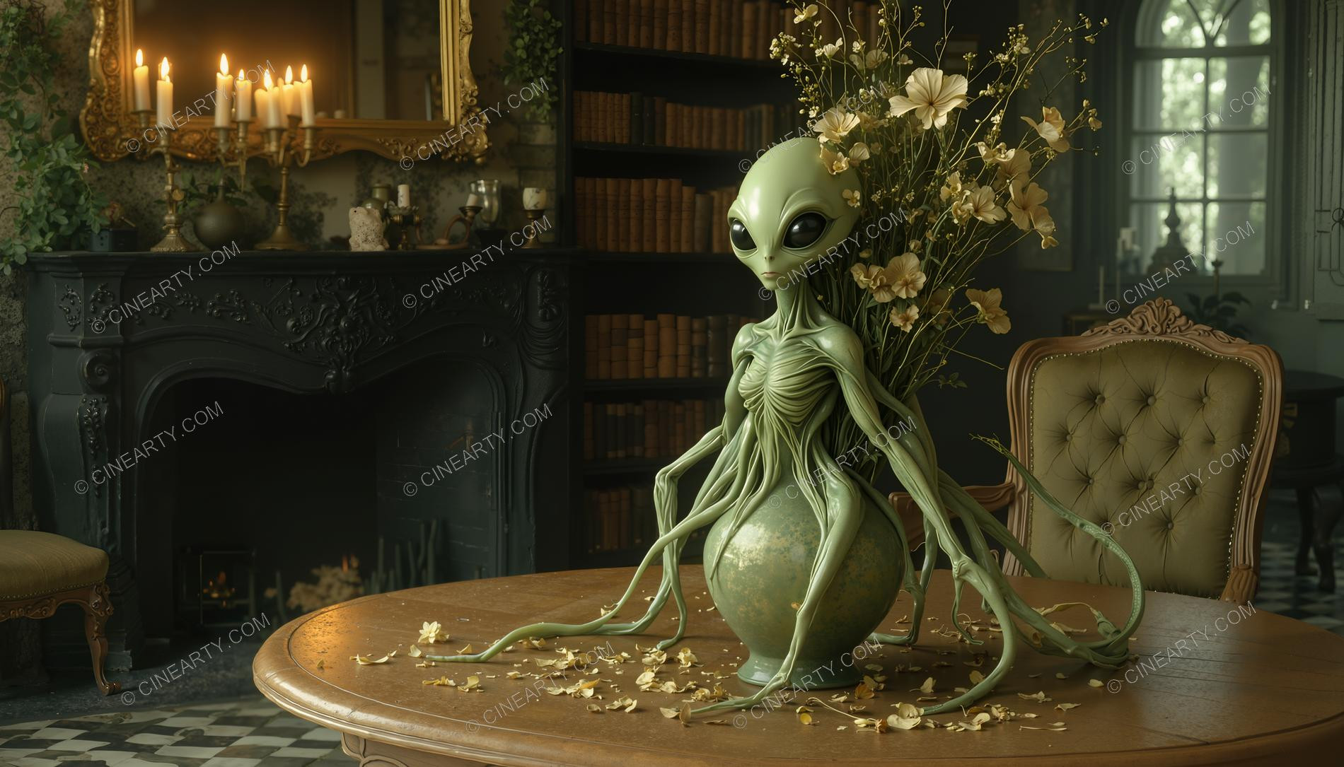 Aliens Disguise As Vase 92718