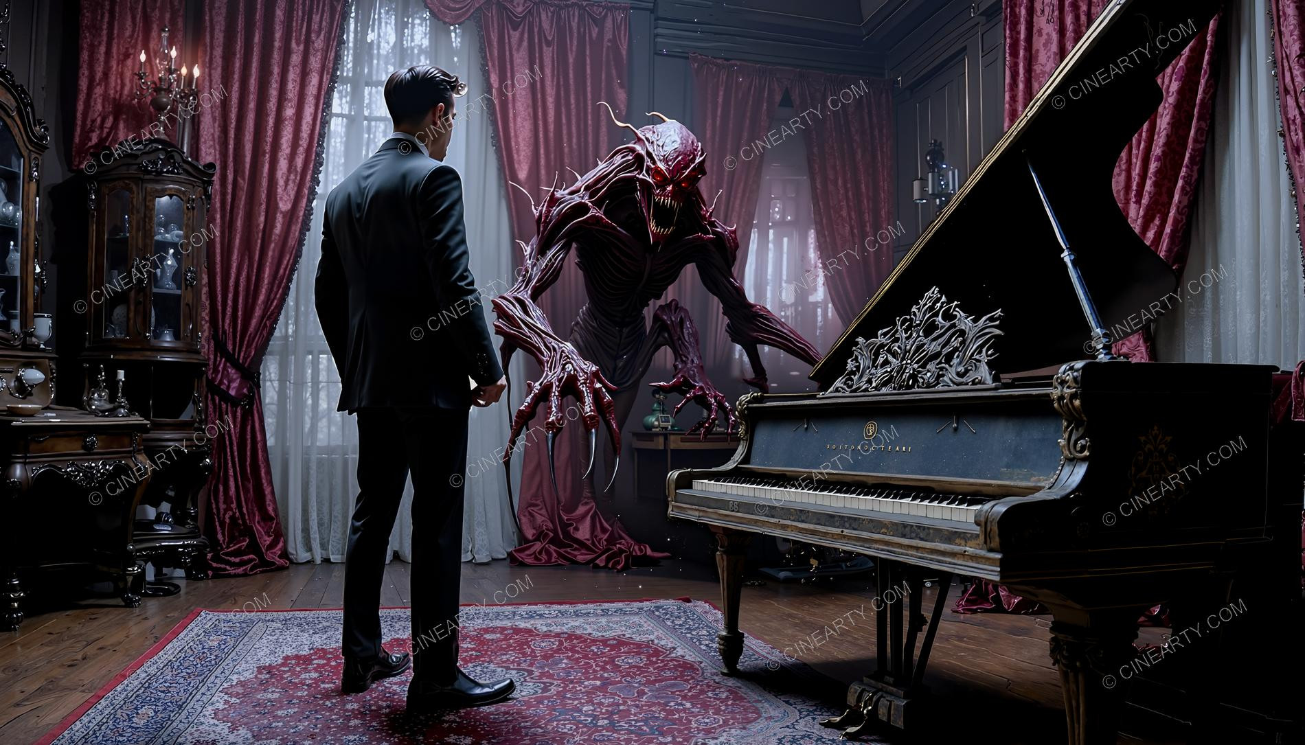 Demon and Musician 51418