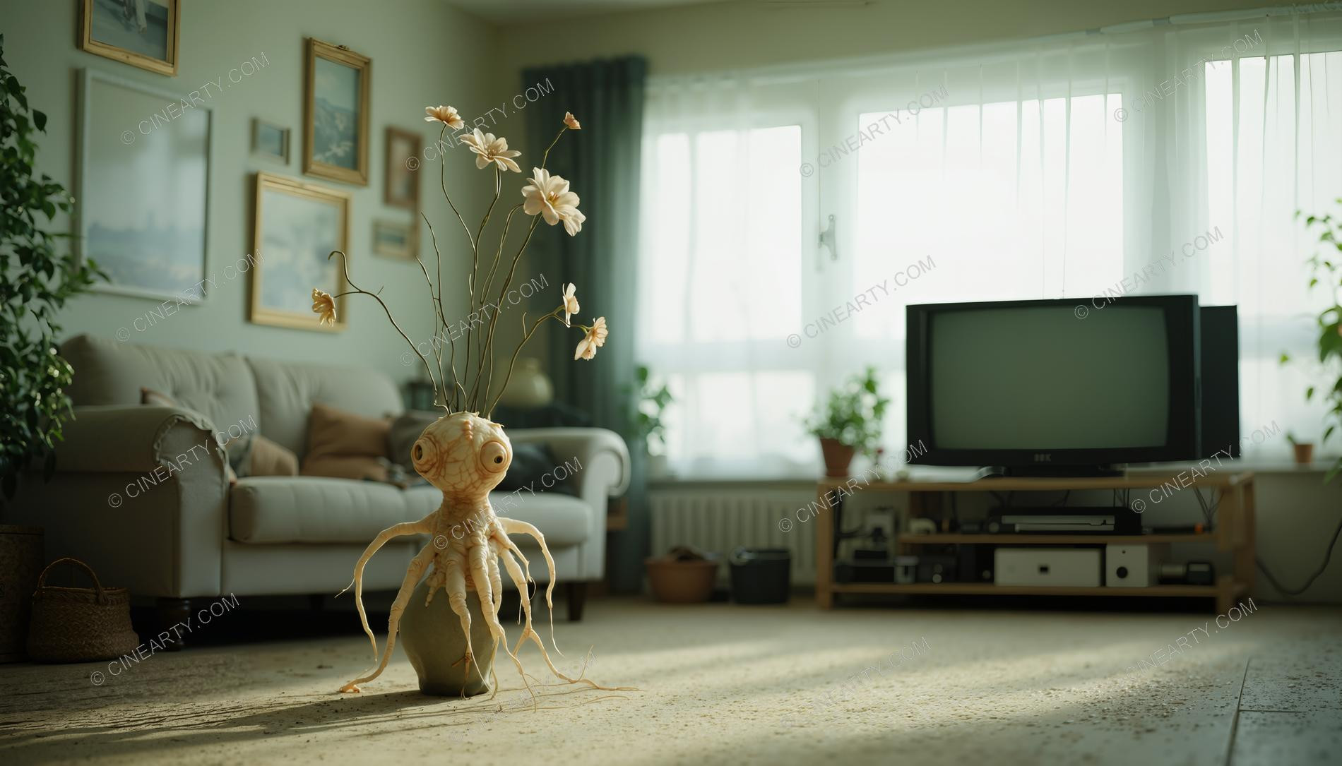 Aliens Disguise As Vase 55208