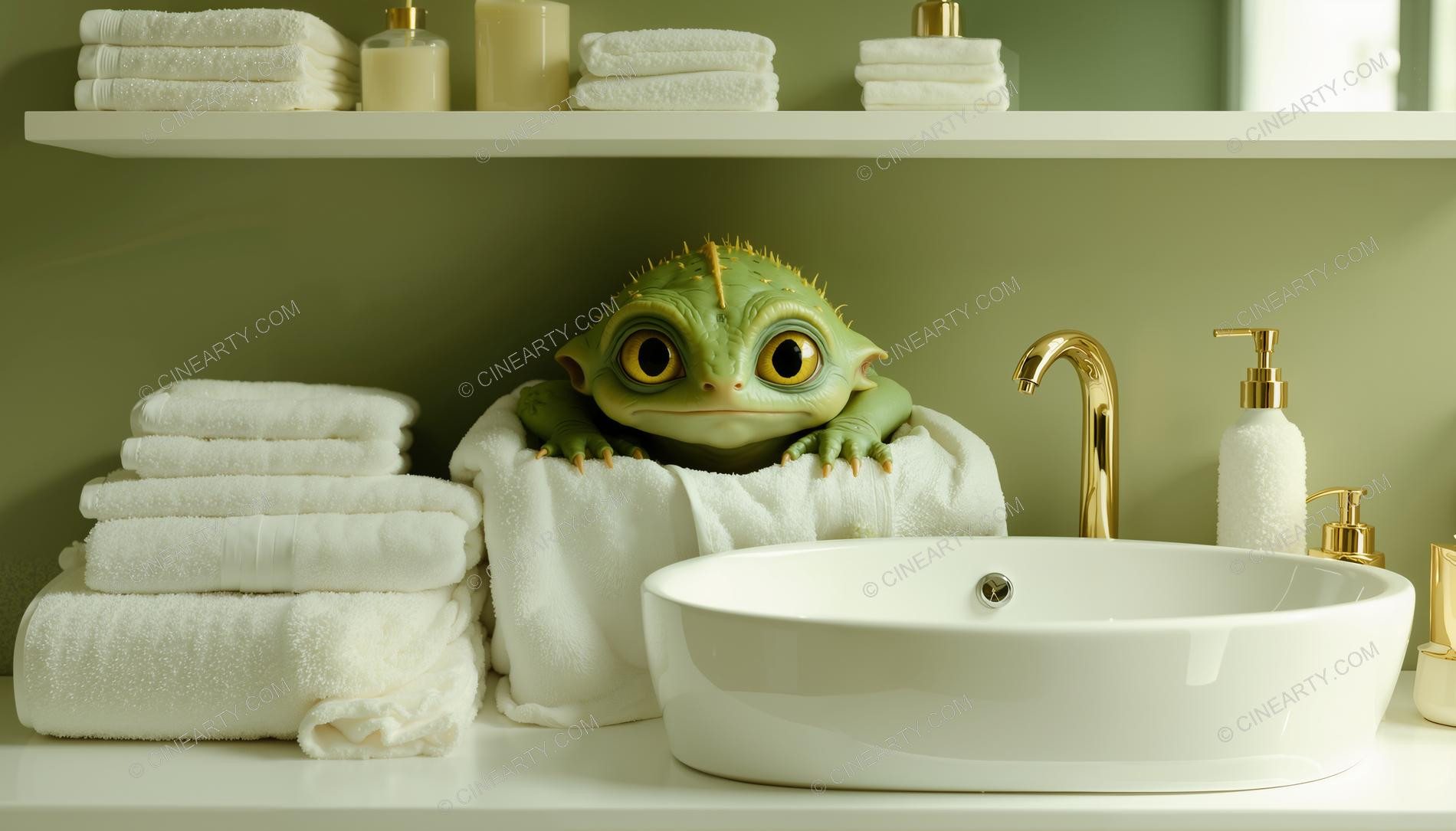 Aliens in Bathroom 94238